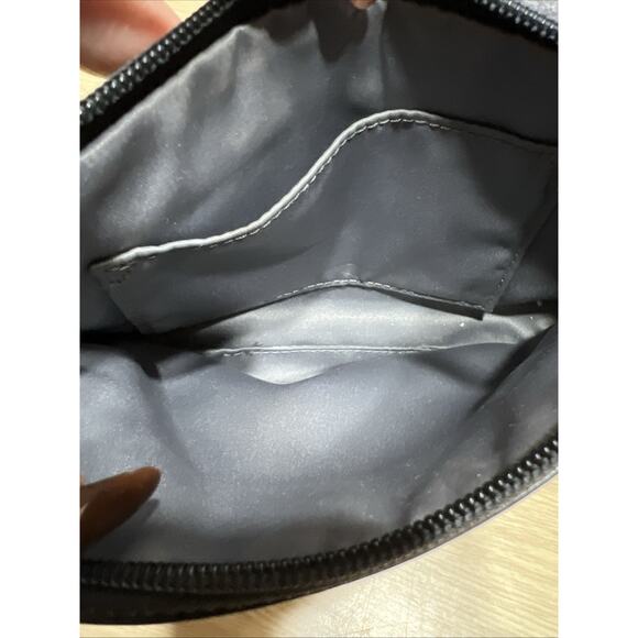 Coach Park Medium Black Leather Wristlet Wallet Card Holder 2 Compartment - Picture 10 of 13